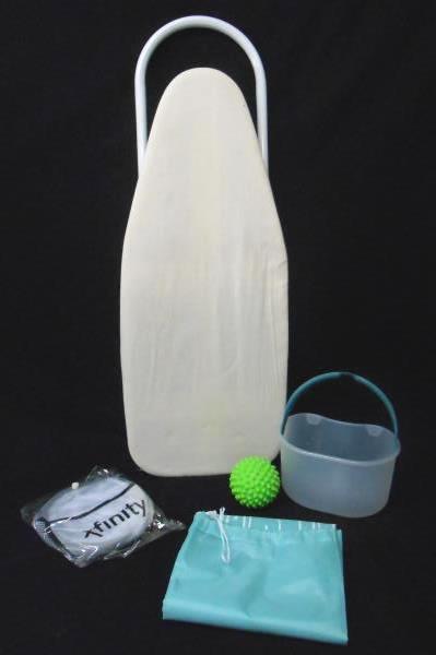 Lot of Laundry Supplies Accessories - Iron Board Laundry Bag Caddy Ball Dorm