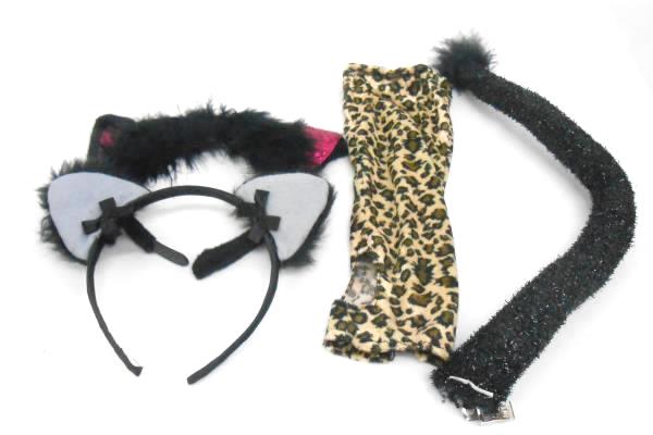 Lot of Girl Halloween Costume Accessory Pieces Makeup Wings Cat Ears Crowns More
