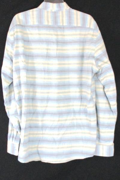 Men's Gap Striped Multi Colored Long Sleeve Classic Fit Shirt Size XL