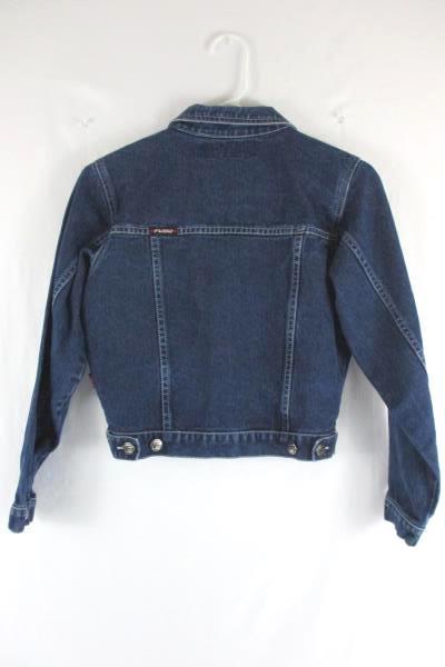 FUBU The Collection Boys Denim Jacket Size Small 100% Cotton