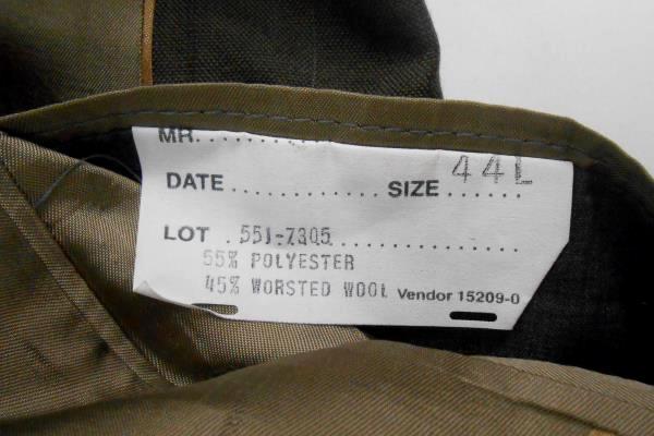 Stafford Men's Brown Plaid One Button Wool Blend Blazer Sport Suit Jacket 44L