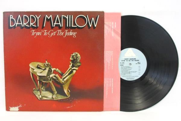 Barry Manilow Vinyl LP Tryin' to Get The Feeling w/Lyric Sheet 1975 Soft Rock