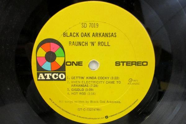 Black Oak Arkansas Raunch 'N' Roll Live LP Vinyl Album 1973 33RPM SD-7019 Rock