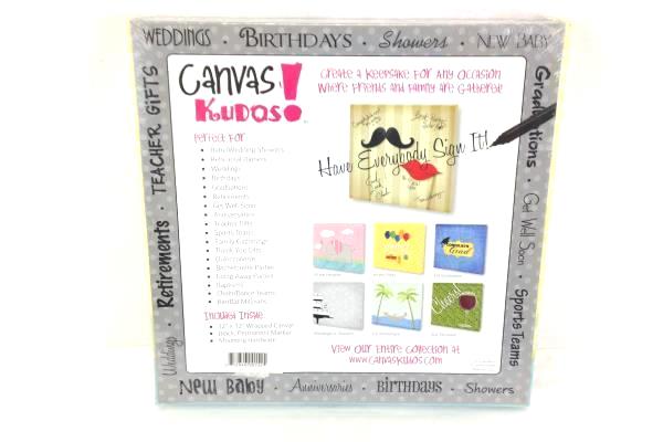 Canvas Kudos Get Well Soon Write On Picture Personalize It Gift NIP