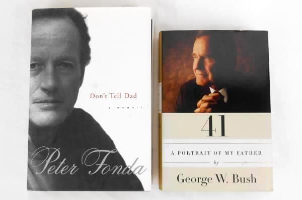Lot of 2 Biography-Don't Tell Dad-Peter Fonda & A Portrait Of My Father-G. Bush