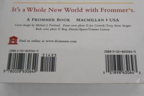 Lot Of 2 London Trip Books- Frommer's Directory & London From $85 A Day