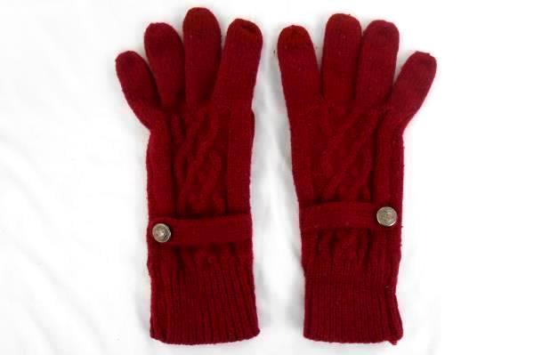 Glove Infinity Scarf Accessory Lot H&M Divided Black Gray Red Gloves