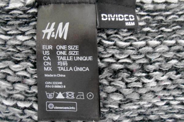 Glove Infinity Scarf Accessory Lot H&M Divided Black Gray Red Gloves