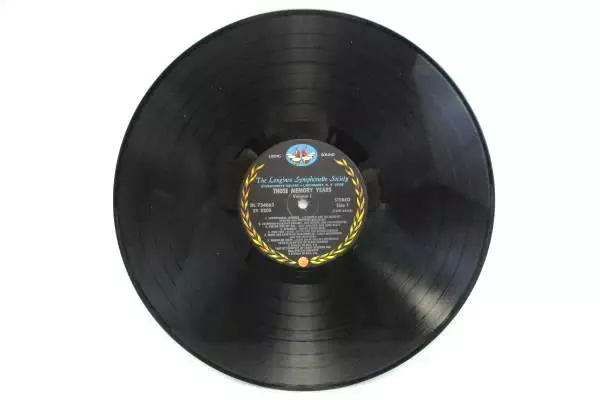 The Longines Symphonette Society - Those Memory Years Volume 1 LP 33 RPM