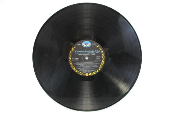 The Longines Symphonette Society - Those Memory Years Volume 1 LP 33 RPM