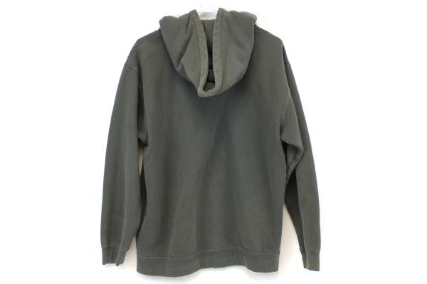 Alstyle Gray Hooded Full Zip Sweatshirt BB 10K Adult Size Medium Warm Outdoor