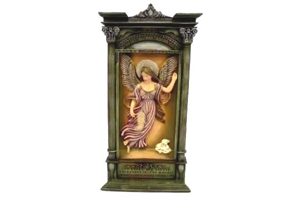 Lot of 2 Guardian Angel Wall Hang Plaque July Protection August Praise