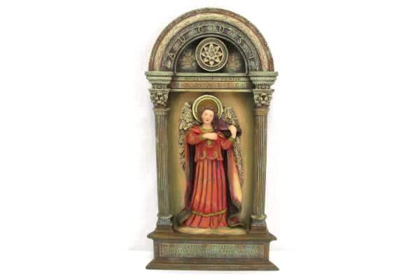 Lot of 2 Guardian Angel Wall Hang Plaque July Protection August Praise