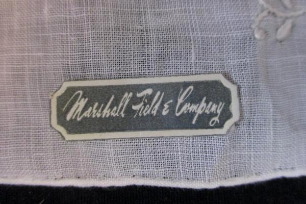 Handkerchief Marshall Field & Company 100% Linen Vintage In Box W/ Tags