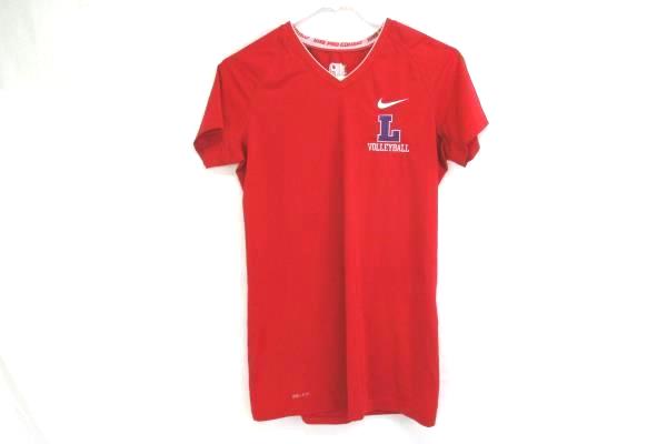 Linfield Wildcat Volleyball Lot 2 Nike Pro Combat Dri-Fit Tops Med Water Bottle