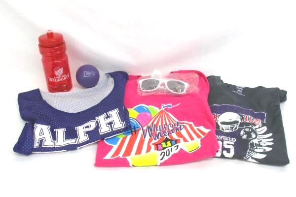 Linfield College Lot Alpha Phi Wildstock Memorial Run Shirts M Sunglasses Bottle
