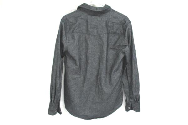 Coastal Button Up Long Sleeve Black Denim Shirt Jean Men's Medium