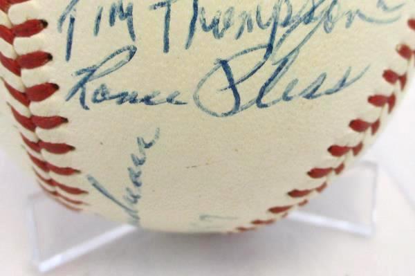 1957 Kansas City Athletics Team Autographed 27 Signatures Signed Baseball No COA