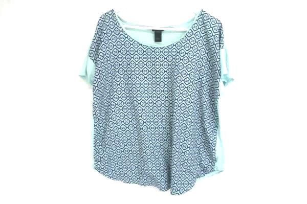 Lot of 2 Women's Tops Size XL Ann Taylor Sequined Xhilaration Short Sleeved