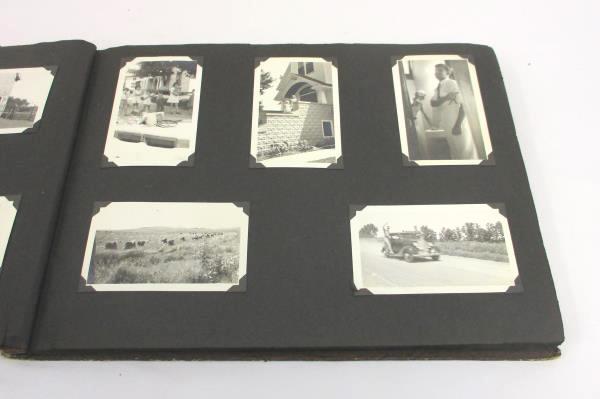 Vintage Photo Album Filled Black & White Photos North Park College Men's Quartet