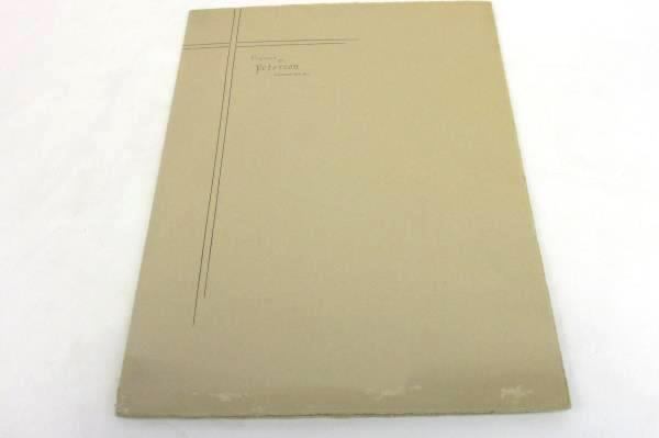 Vintage Professional Photograph Cardboard Folder 1900s Navy Man Rochester NY