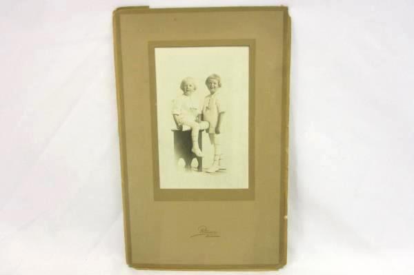 Vintage Lot Professional Photographs on Cardboard 1900s Children Women Tacoma WA
