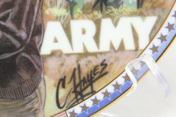 Cliff Hayes U.S. ARMY Coming Home PLATE New RETIRED