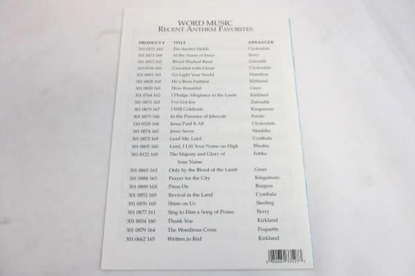 Lot of 4 'The Love of God' Choral Sheet Music Booklets Church SATB #080689335273