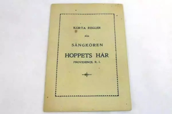 Antique Early 1900's Swedish Free Mission Assembly Congregation Pamphlets Books