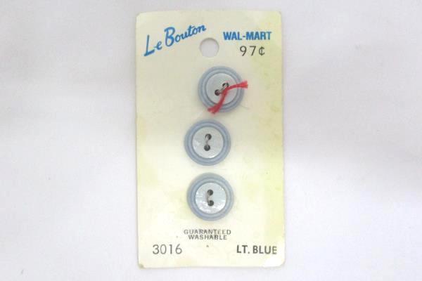 4 Packages Of Vintage Le Bouton Buttons Assorted Colors
