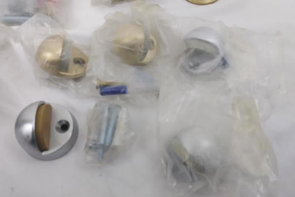 Mixed Lot of 15 Heavy Duty Floor Mount Door Stops Projection & Dome Style