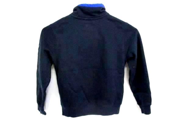 Nautica Youth Size L/G 7 Jacket 1/4 Zip Pull Over Jacket Navy Blue Long Sleeve