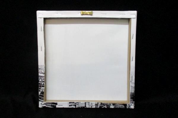 Eiffel Tower Paris Souvenir Canvas 8.75" x 8.5"