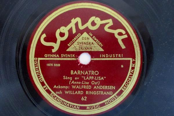 VTG Barnatro Swedish Christian 33rpm Vinyl Record Sonora Records Sweden