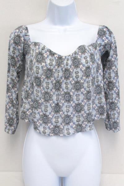 2 Tops Size M L.A. Hearts Cold Shoulder Crop & Soprano Spaghetti Strap Cut Out