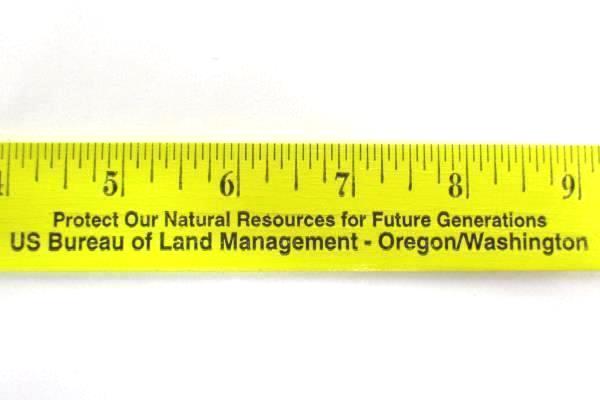 Lot of 4 Rulers - 3 Bureau Land Management + 1 Westcott