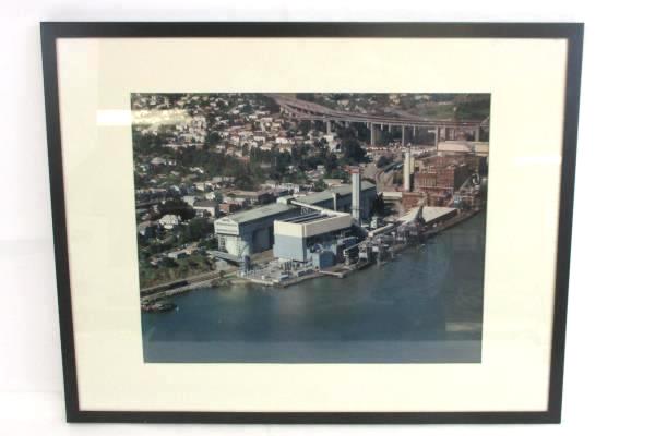 Bechtel Company Framed Photos East Syracuse Cogeneration + Tacoma Narrows Bridge