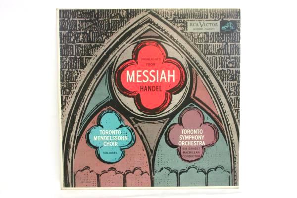 Highlights from Messiah Handel Vinyl LP RCA Victor Bluebird Classics LBC 1053