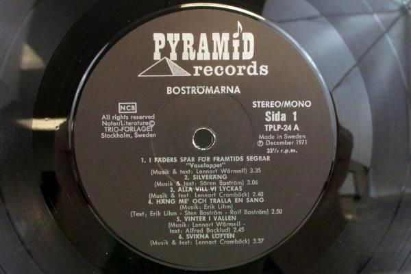 Boströmarna I Fäders Skivspår Vinyl LP Pyramid Records 1971 TPLP-24