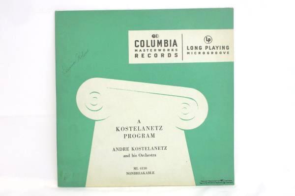 Andre Kostelanetz and his Orchestra Vinyl LP Columbia Records 1950 ML4150