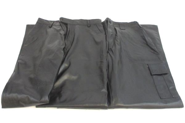 HIGHWAY WOMEN'S BLACK POLYURETHANE PANTS SIZE 7 Halloween Costume Motorcycle