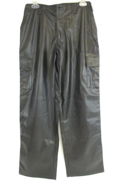 HIGHWAY WOMEN'S BLACK POLYURETHANE PANTS SIZE 7 Halloween Costume Motorcycle